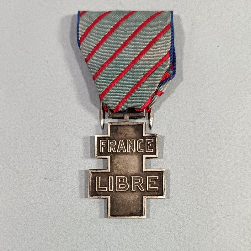 FRANCE MEDAILLE COMMEMORATIVE DES SERVICES VOLONTAIRES DE LA FRANCE LIBRE INSTITUEE DE 1946 A 1958 TAILLE ORDONNANCE